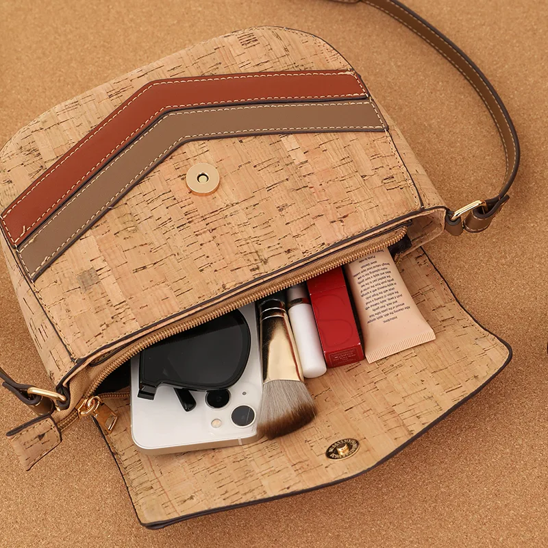 Fashion Casual Daily Cork Sling Bag